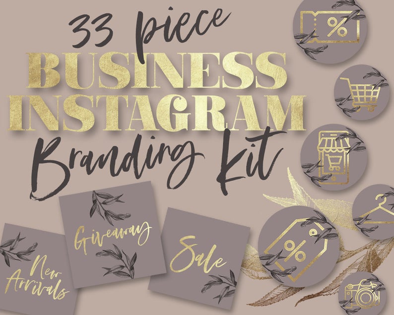 794x635 Instagtam Highlights Purple Gold Insta Story Icon Boutique Etsy