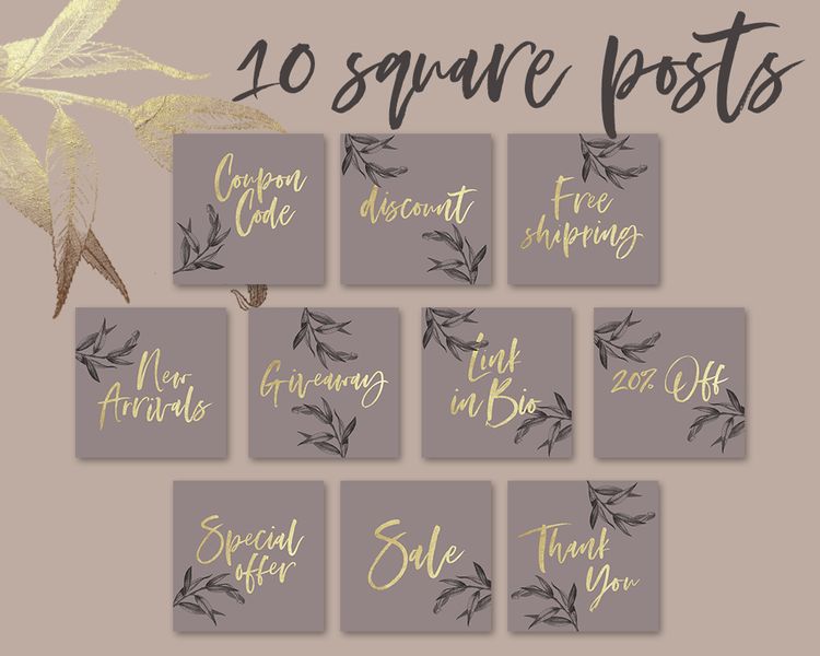 750x600 Instagtam Highlights, Purple Gold Insta Story Icon, Boutiqu