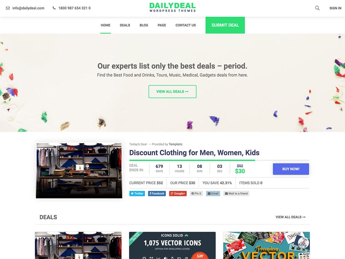 1100x825 Best Daily Deals And Group Buying Wordpress Themes