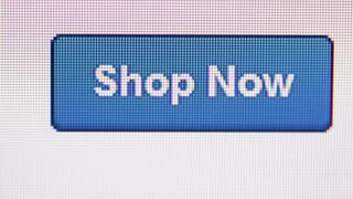 320x180 Recording Shop Now Icon From A Lcd Monitor Stock Video