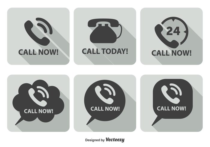 700x490 Call Now Icon Set