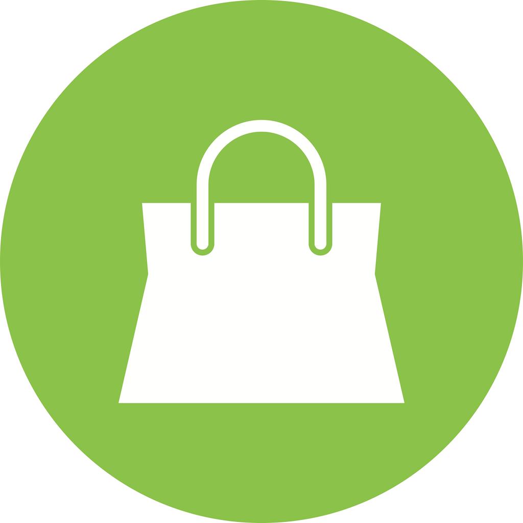 1024x1024 Shopping Bag Flat Round Icon