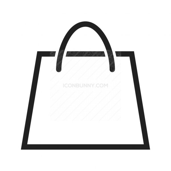 600x600 Shopping Bag Line Icon