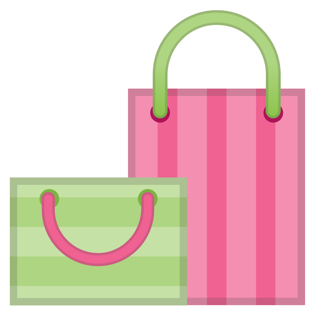 1024x1024 Shopping Bags Icon Noto Emoji Clothing Objects Iconset Google