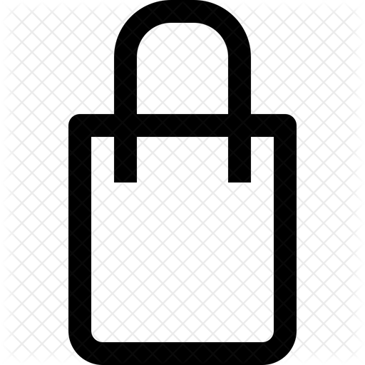 512x512 Shopping Bag Icon Of Line Style
