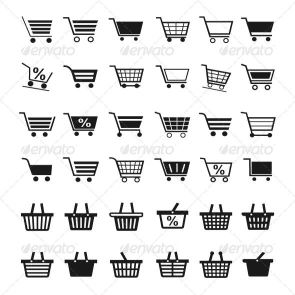 590x590 Shopping Cart Icons Fully Customisable Set Of Icons