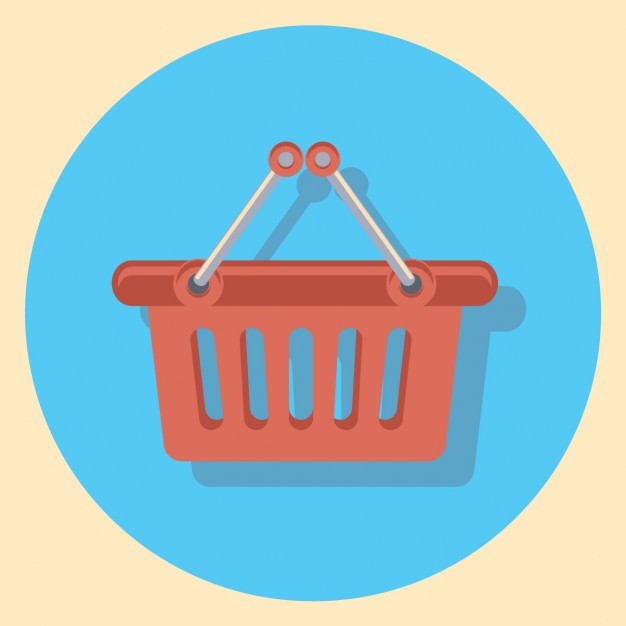 626x626 Shopping Basket Icon Vector Free Download