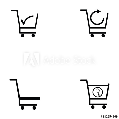 Shopping Car Icon At Vectorified.com 