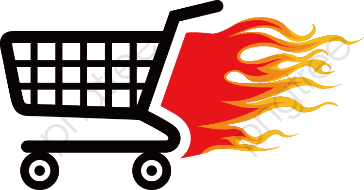 751x393 Flame Shopping Cart Icon, Shopping Cart, Flame, Shopping Png