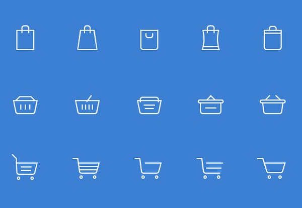 600x414 Free Shopping Cart, Payment And Other E Commerce Icons