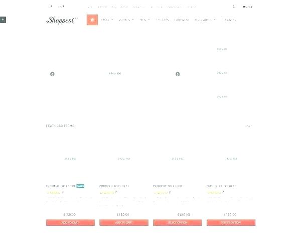 600x500 Shopping Basket Template