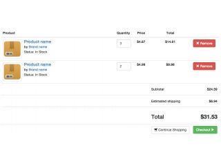 320x240 Bootstrap Shop Examples