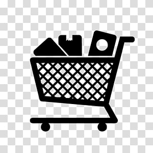 300x300 Assorted Product In Metal Shopping Basket, Shopping Cart Grocery