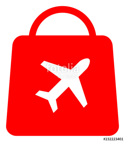439x500 Airport Shopping Icon On A White Background Isolated Airport