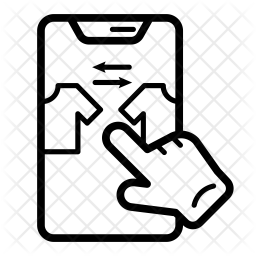 256x256 Mobile Shopping Icon Of Line Style