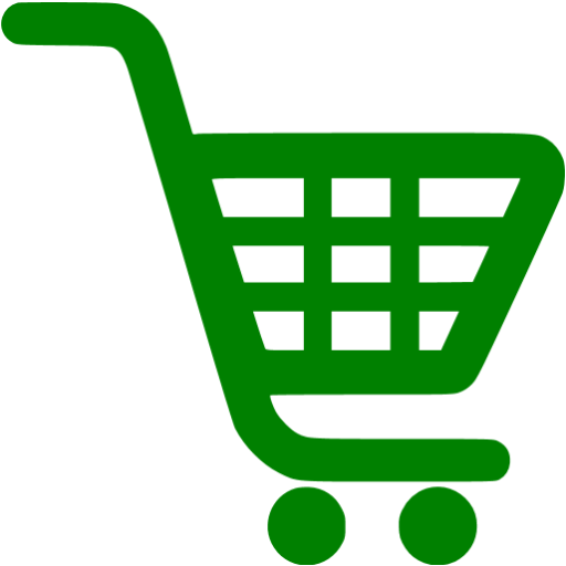 512x512 Green Shopping Cart Icon