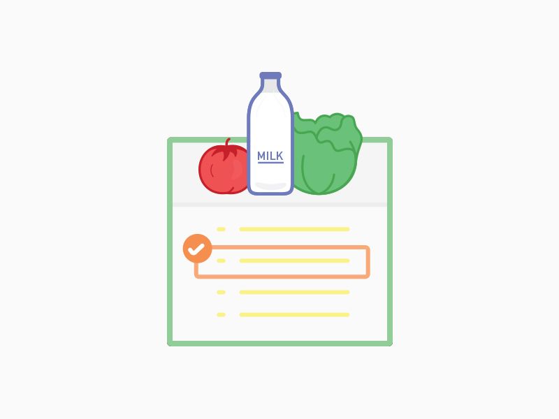 800x600 Grocery List Icon Design Inspiration Grocery Lists