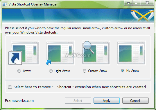 537x380 How To Remove Or Customize Shortcut Arrow Icon In Windows