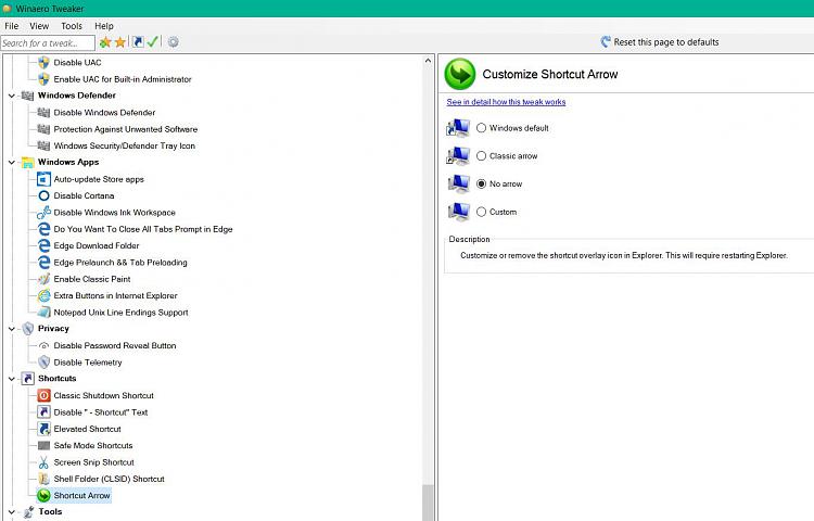 750x480 Remove Arrows From Shortcuts