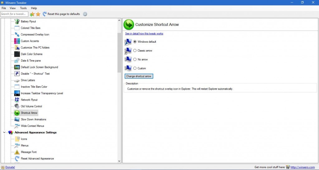 1024x546 How To Customize The Desktop Shortcut Arrows In Windows