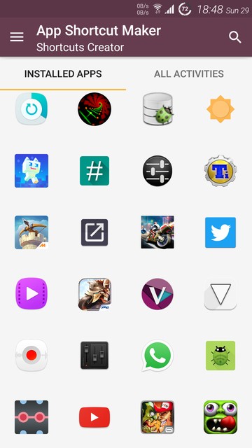 360x640 App Shortcut Maker For Android