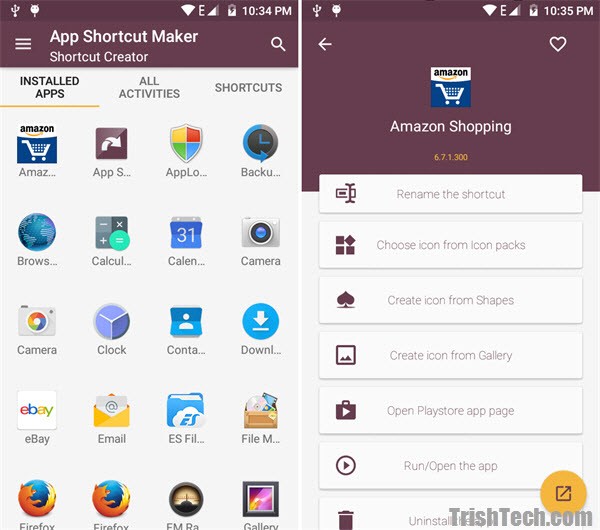 600x530 Create Shortcuts On Homescreen With App Shortcut Maker For Android