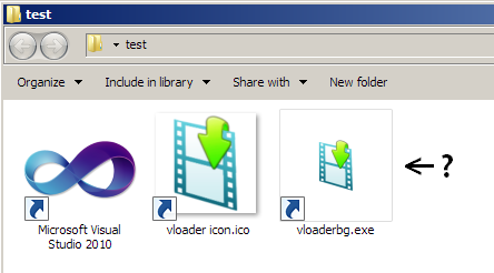 444x246 Incorrect Icon Size When Imported To Exe