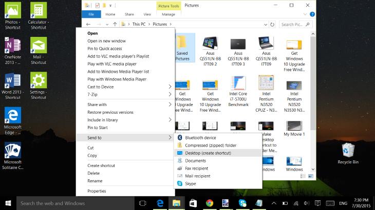 How To Create Shortcut Icons On Desktop In Windows Laptoping 730x410 How To Create Shortcut Icons On Desktop In Windows Laptoping