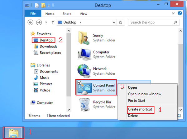 Add Control Panel To Desktop In Windows Computer 600x445 Add Control Panel To Desktop In Windows Computer