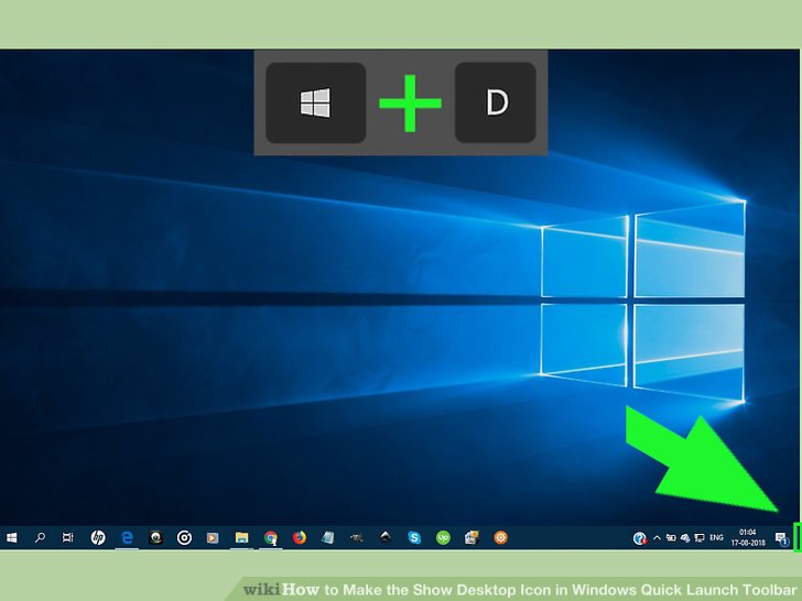 How To Make The Show Desktop Icon In Windows Quick Launch Toolbar 728x546 How To Make The Show Desktop Icon In Windows Quick Launch Toolbar