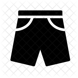 256x256 Shorts Icon Of Glyph Style