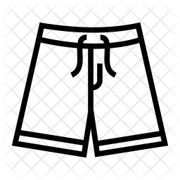 256x256 Shorts Icon Of Line Style