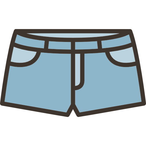 512x512 Denim Shorts Icons Free Download