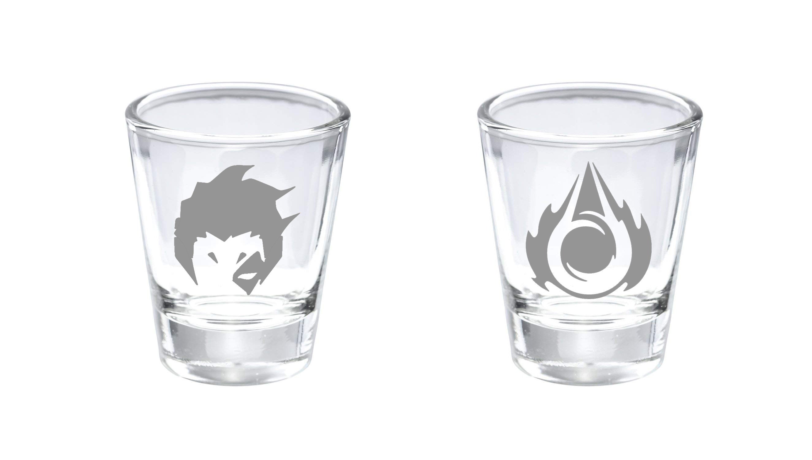 2649x1500 Overwatch Inspired Moira Etched Shot Glass Set Of Two Short Etsy