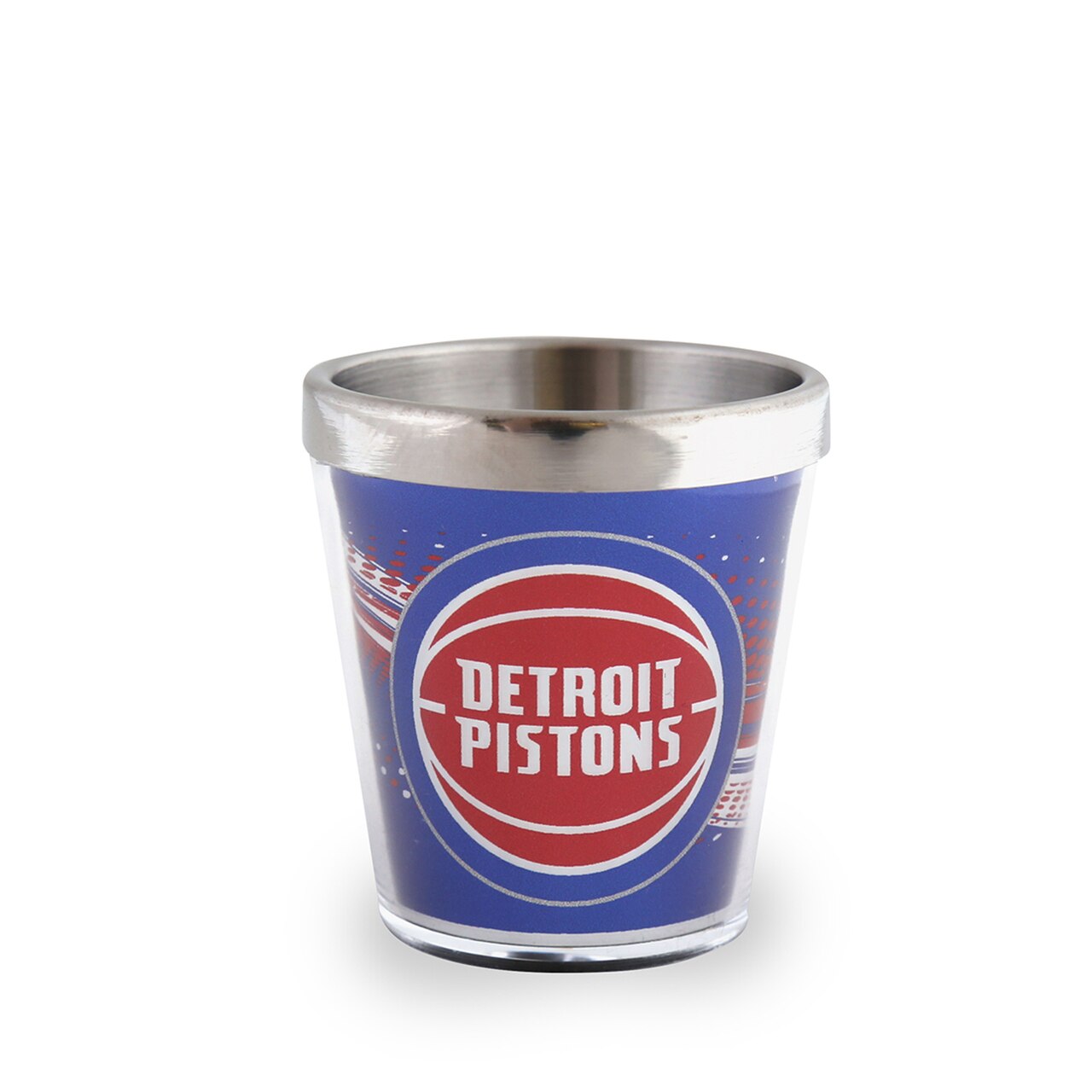 1280x1280 Detroit Pistons Oz Icon Short Shot Glass Pistons Locker Room