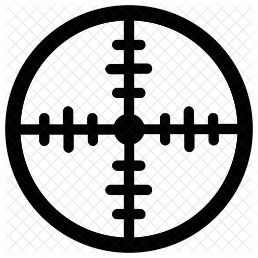 512x512 Sniper Shot Icon Of Glyph Style