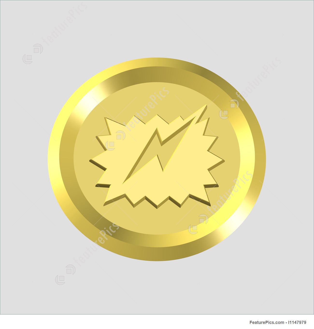 1300x1360 Shout Icon Stock Illustration