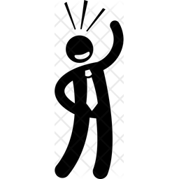 256x256 Shout Icon Of Glyph Style