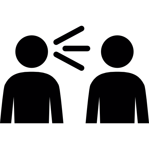 512x512 One Man Shouting To Another Man Icons Free Download