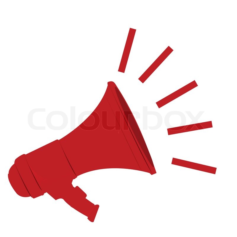 800x800 Illustration Of Vector Megaphone With Stock Vector Colourbox