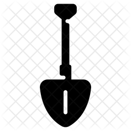 256x256 Shovel Icon Of Glyph Style