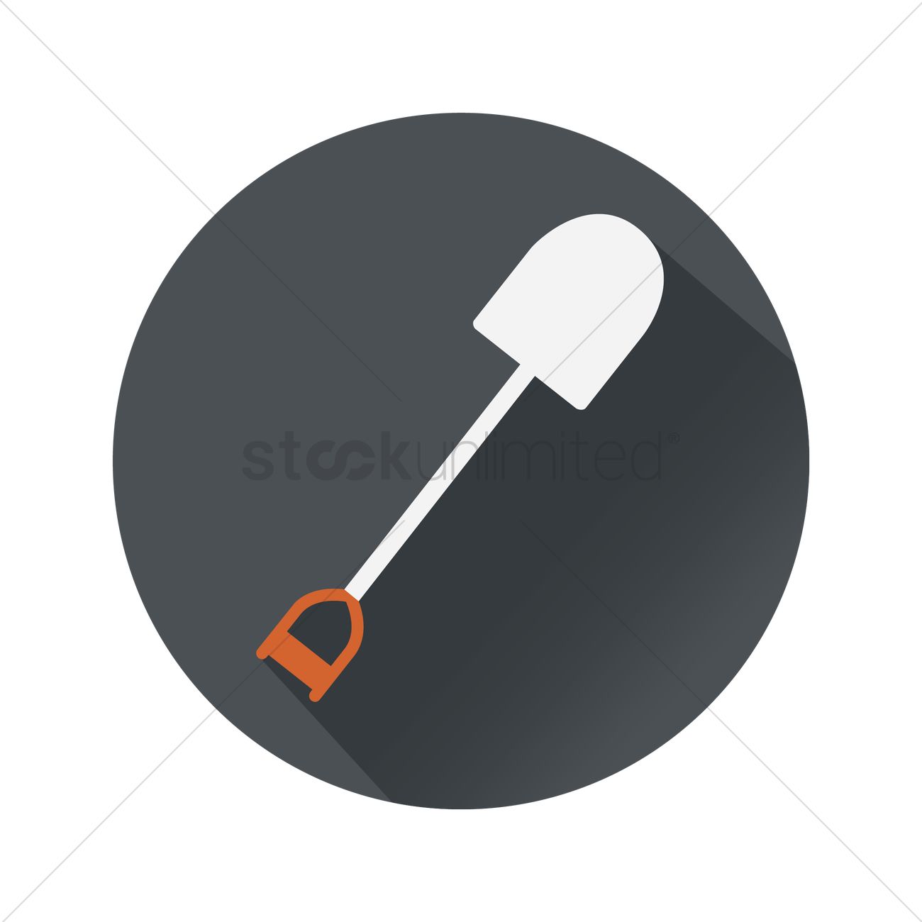 1300x1300 Shovel Icon Vector Image