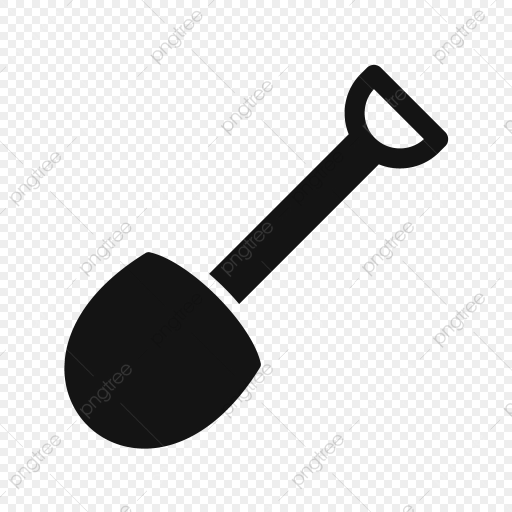 1024x1024 Vector Shovel Icon, Shovel, Spade, Gardening Png And Vector