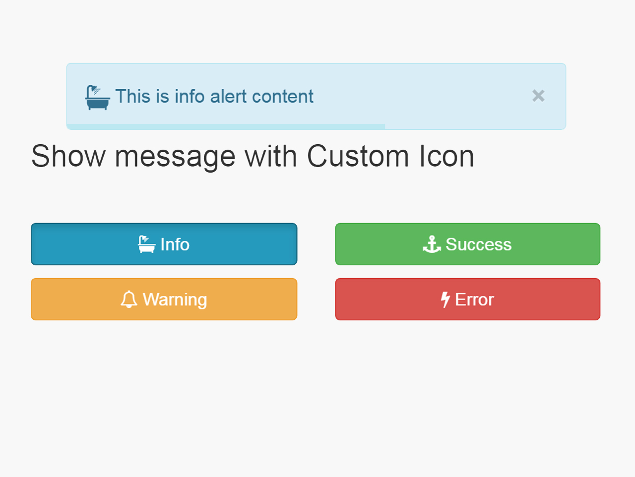 1280x962 Bootstrap Show Alert