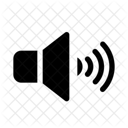256x256 Volume Icon Of Glyph Style