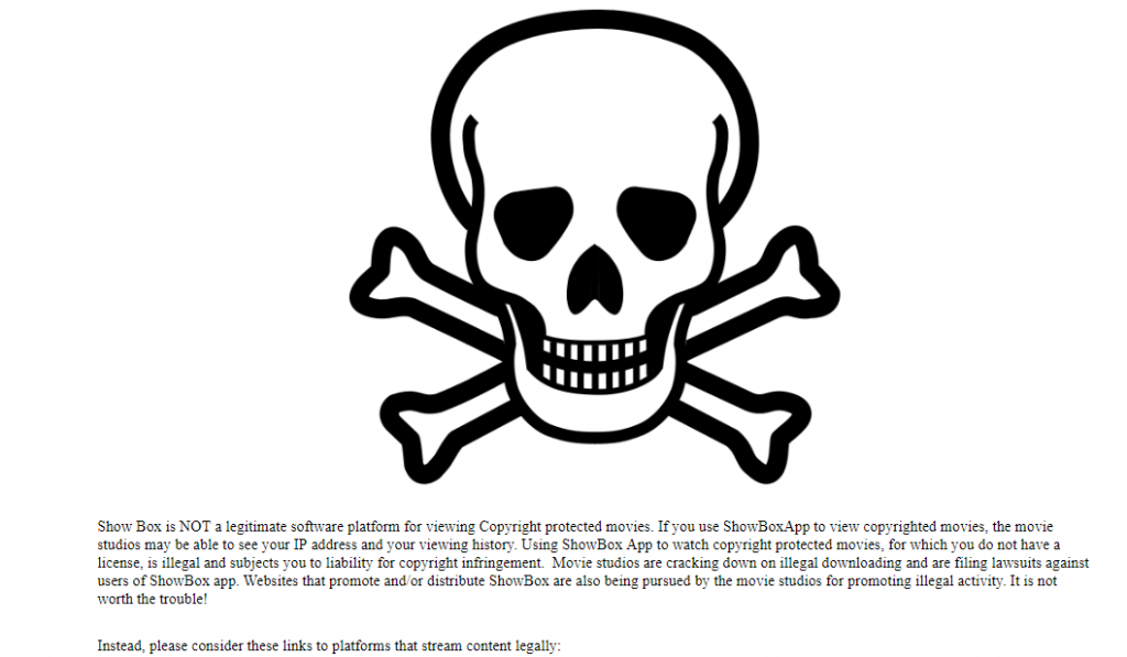 1024x597 You Might Run Into Legal Trouble For Using Showbox App Or Alternatives