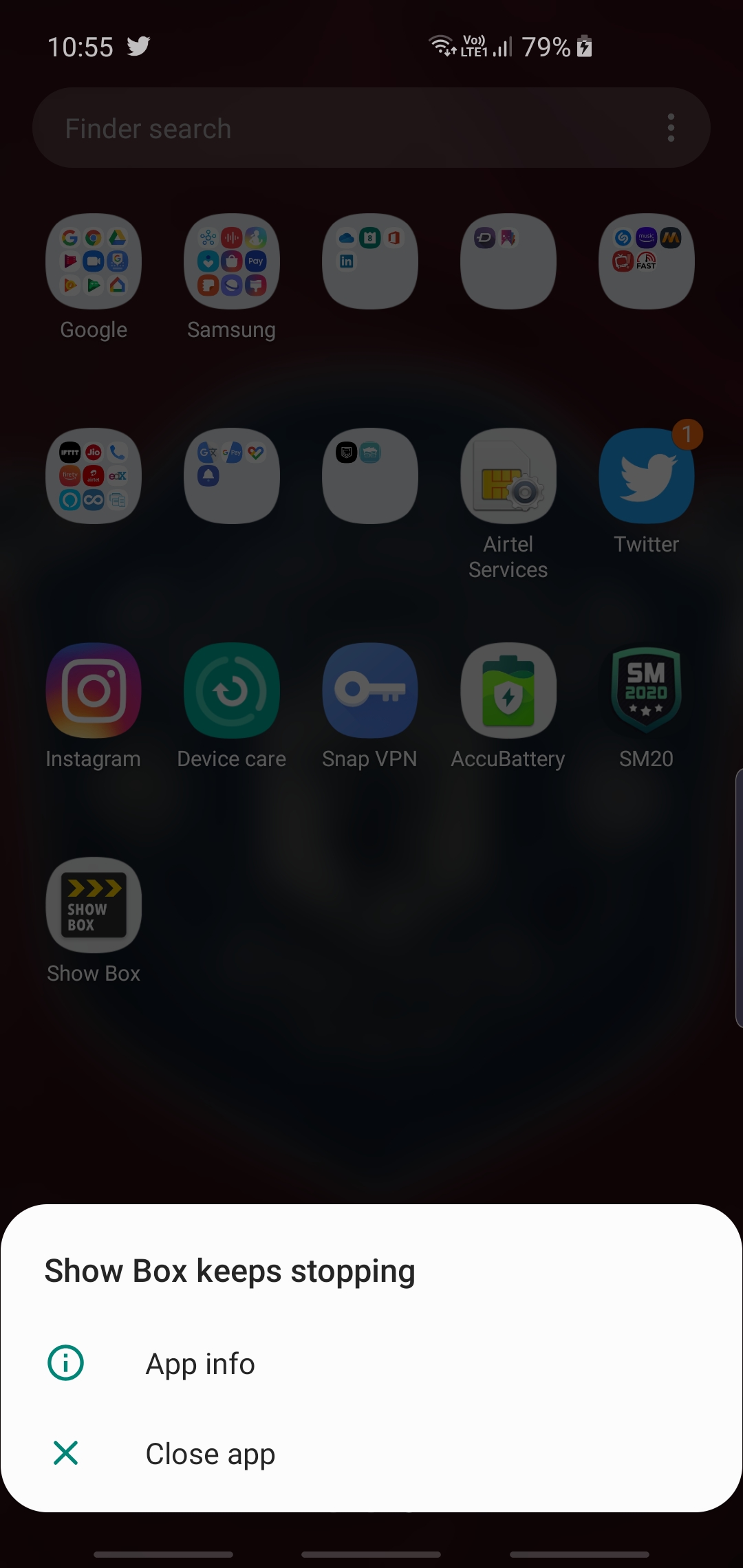 1080x2280 Guys This Keeps Happening What Should I Do! Showbox