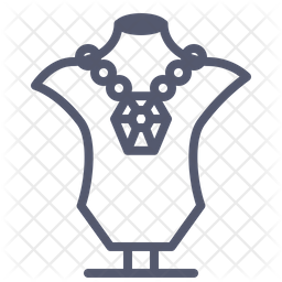 256x256 Jewelry Showcase Icon Of Line Style