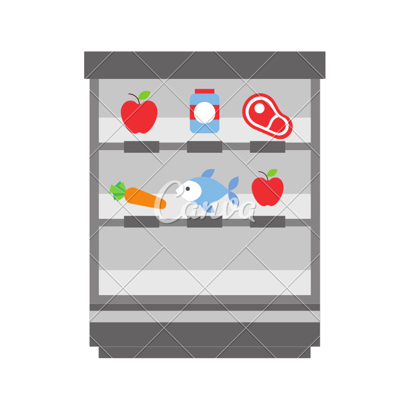 800x800 Supermarket Shop Showcase Icon