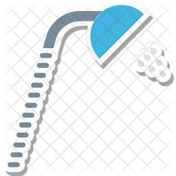256x256 Shower Head Icon Of Colored Outline Style